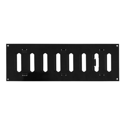 Black Metal Air Vent Grille 300mm X 100mm from B&Q