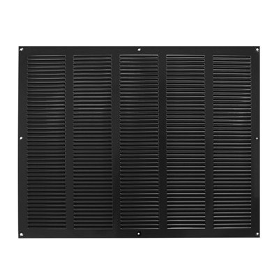 Black Metal Air Vent Grille 500mm X 400mm from B&Q