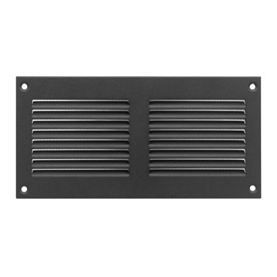Anthracite Metal Air Vent Grille 200mm X 100mm from B&Q