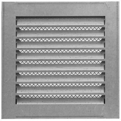 Galvanised Steel Air Vent Grille 300mm X 300mm from B&Q