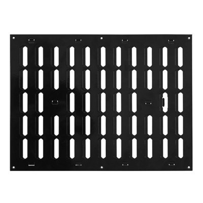 Black Metal Air Vent Grille 400mm X 300mm from B&Q