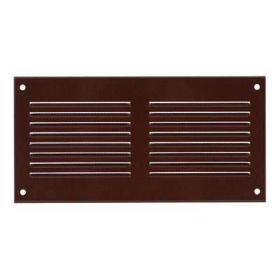 Brown Metal Air Vent Grille 200mm X 100mm from B&Q