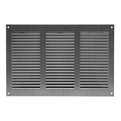Galvanised Steel Air Vent Grille 300mm X 200mm from B&Q