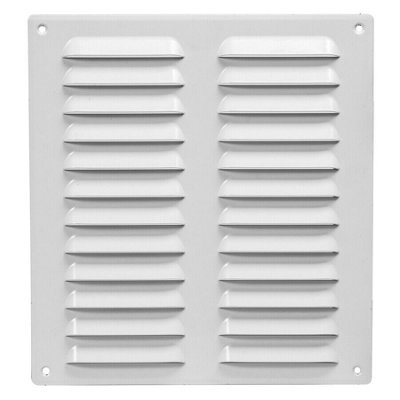 White Metal Air Vent Grille 260mm X 280mm from B&Q