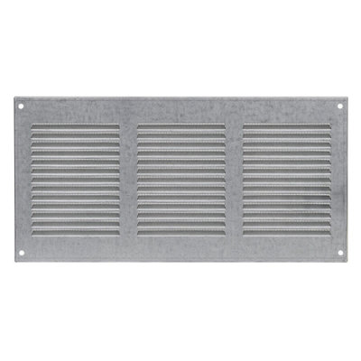 Galvanised Steel Air Vent Grille 300mm X 150mm from B&Q