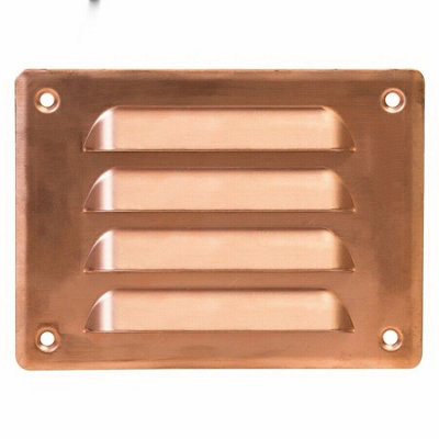 Copper Air Vent Grille 140mm X 105mm from B&Q