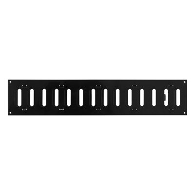 Black Metal Air Vent Grille 500mm X 100mm from B&Q