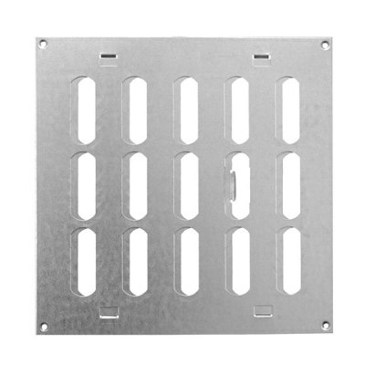 Galvanised Steel Air Vent Grille 200mm X 200mm from B&Q