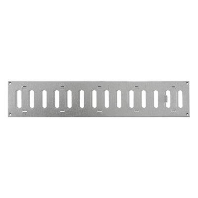 Galvanised Steel Air Vent Grille 500mm X 100mm from B&Q