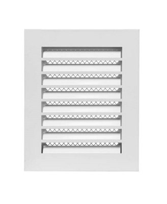 Industrial Metal Air Vent Grille 150mm X 200mm from B&Q