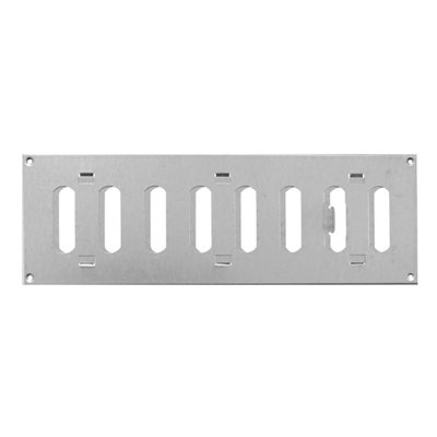 Galvanised Steel Air Vent Grille 300mm X 100mm from B&Q