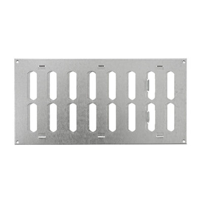 Galvanised Steel Air Vent Grille 300mm X 150mm from B&Q