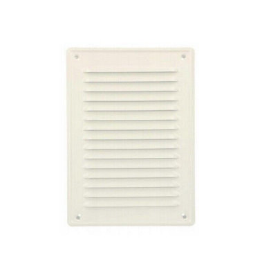 White Metal Air Vent Grille 165mm X 230mm from B&Q