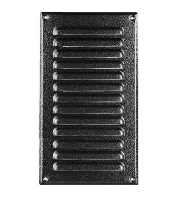 Antique Silver Metal Air Vent Grille 125mm X 295mm from B&Q