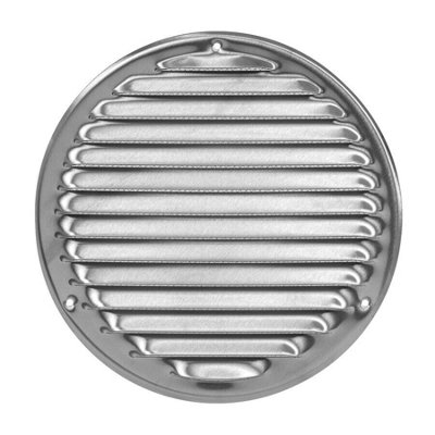 Aluminium Round Air Vent Grille 200mm / 240mm from B&Q