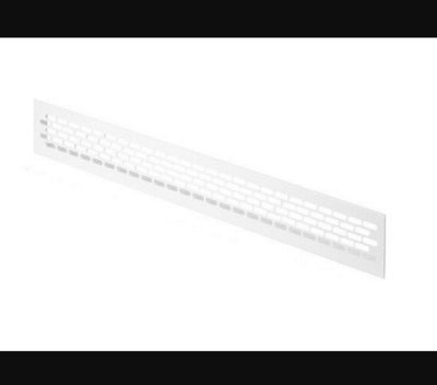 Aluminium Air Vent Grille 480mm X 80mm from B&Q