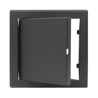 Anthracite Metal Access Panel 150mm X 150mm Steel Door from B&Q