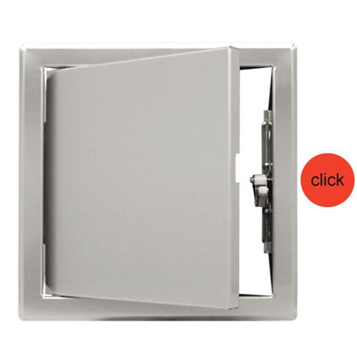 Stainless Steel Access Panel 150mm X 150mm Door from B&Q