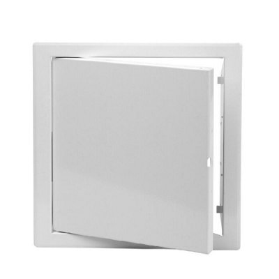 White Metal Access Panel 300mm X 300mm Steel Door from B&Q