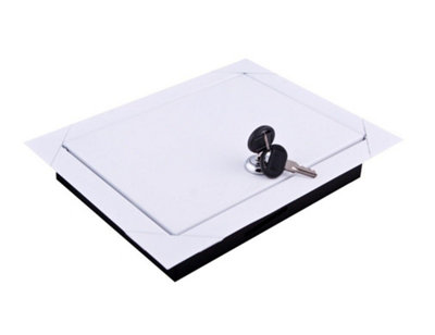 Metal Access Panel With A Lock / Keys Door 500mm X 600mm from B&Q