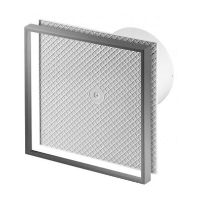 Bathroom Wall Ventilator Extractor Fan 100mm With Timer Sensor from B&Q
