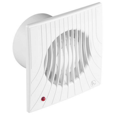 Bathroom Extractor Fan 150mm / 6" Timer And Humidity Sensor Wa150H from B&Q