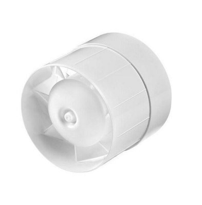 Inline Wall Extractor Fan 100mm / 4" Duct Hose Pipe from B&Q