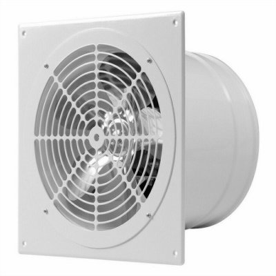 Metal Plated Extractor Fan 250mm / 800M3/h Industrial Ventilator from B&Q