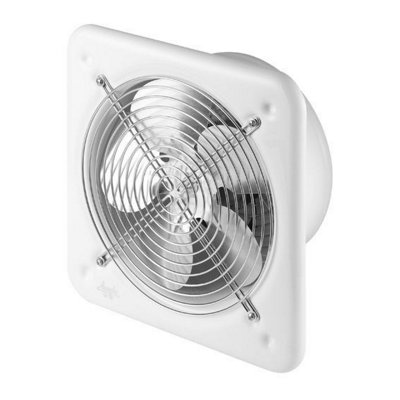 Industrial White Extractor Fan 250mm / 240V 740 M3/h from B&Q
