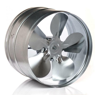 Powerful Metal Inline Extractor Fan 310mm / 12.20" Industrial Duct from B&Q