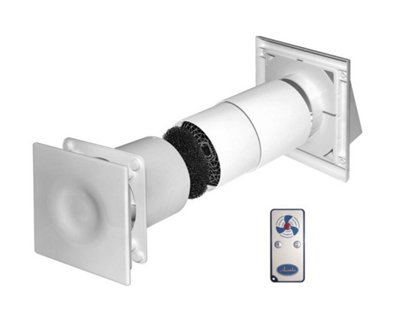 125mm Single Room Heat With Remote Controller Extractor Fan from B&Q
