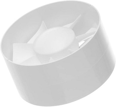Inline Extractor Fan White 6" 150mm Bathroom Fan from B&Q
