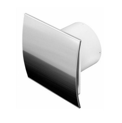 Bathroom Extractor Fan 100mm With Pull Cord Switch Shutter Valve from B&Q