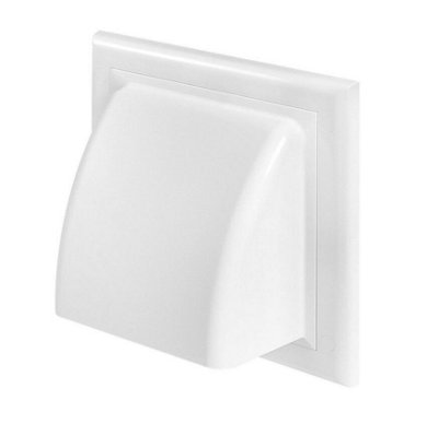 Ducting Gravity Flap 125mm / 5" Cowl Ventilation Air Vent from B&Q
