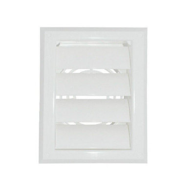 Gravity Flaps Ducting 5" / 125mm Wall Ventilation Air Vent from B&Q