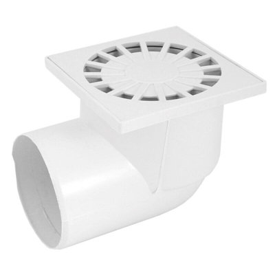 Durable Trapped Shower Gully 150mm X 150mm / 110mm from B&Q