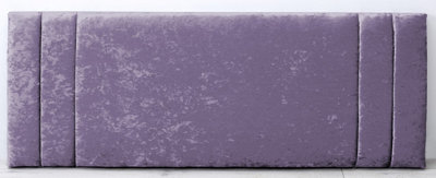 Comfy Deluxe 3Ft 20Inch  Purple Crush Velvet  Savannah Headboard from B&Q