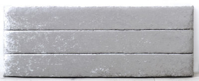Comfy Deluxe 6Ft 20Inch  Silver Crush Velvet Verona Headboard from B&Q