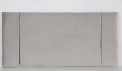 Comfy Deluxe 3Ft 20Inch   Blue Plush Velvet  Porto  Headboard from B&Q