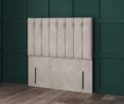 Comfy Deluxe 3Ft Florence Cream Coniston Floorstanding 54Inch Headboard from B&Q