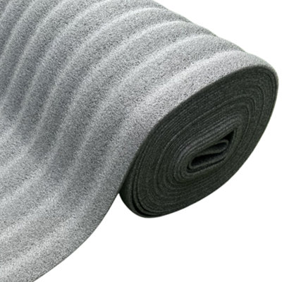 Graphite 6mm Thick Pe Foam Carpet Underlay 15M2 (1M X 15M) Roll from B&Q