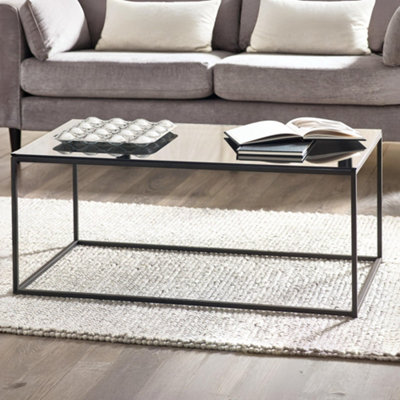 B&Q -  Chicago Coffee Table Smoked Glass