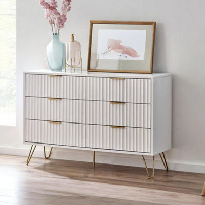 B&Q -  Murano 6 Drawer ChestMatt White
