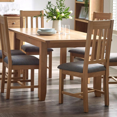 Julian Bowen Mallory 6 Seater Extending Dining Table - Image 10