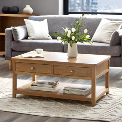 Julian Bowen Mallory Coffee Table With 2 Drawers from B&Q