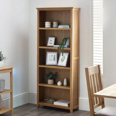 Julian Bowen Mallory Oak Bookcase - Image 8