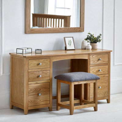 Julian Bowen Mallory Twin Dress Table&stool from B&Q