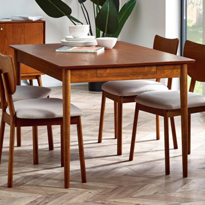 Julian Bowen Lowry Extending Dining Table With 2 Drawers - Image 7