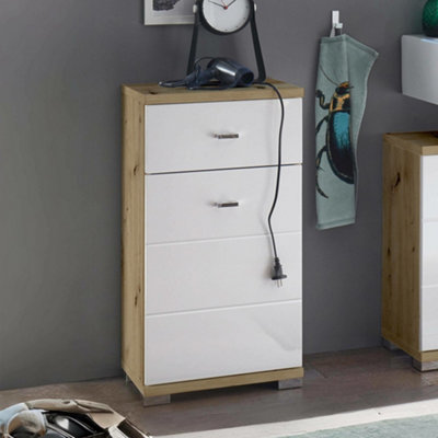 B&Q -  Pool Freestanding Storage Cabinet With 1 Drawer