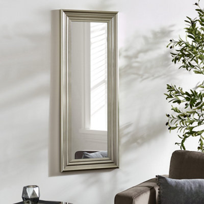 Julian Bowen Tokyo Pewter Tall Rectangular Dressing Mirror 115 X 45Cm - Image 6